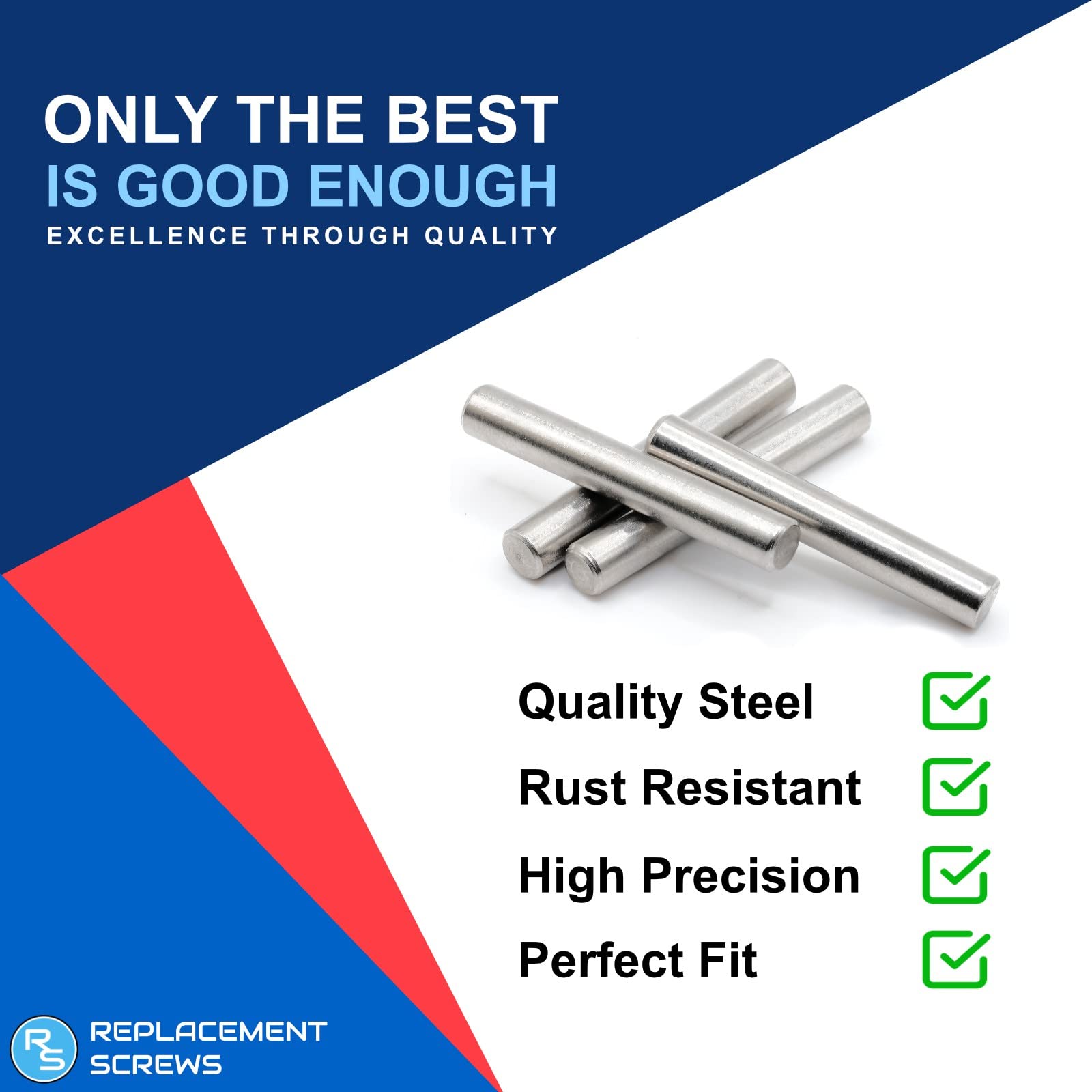 ReplacementScrews Pinos de Suporte de Prateleira Compatíveis com